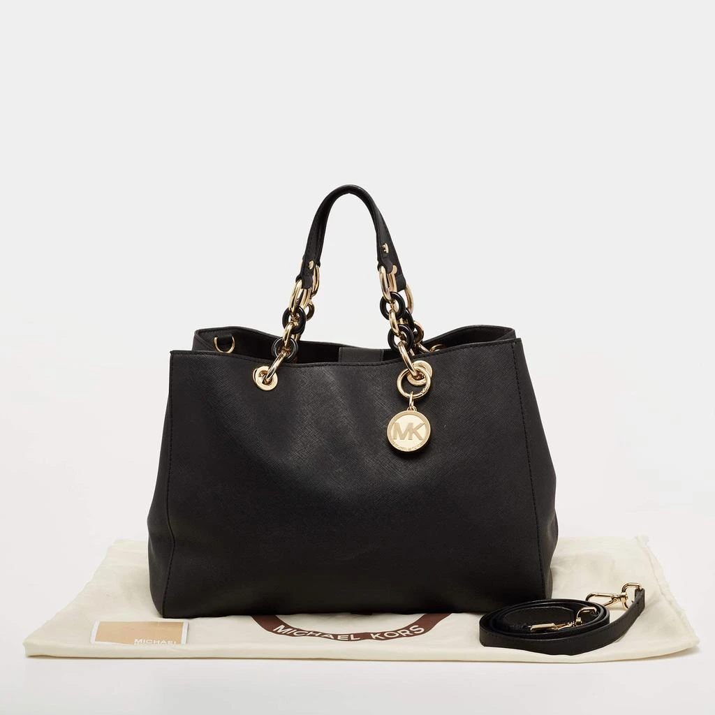 MICHAEL Michael Kors Black Leather Large Cynthia Tote 商品