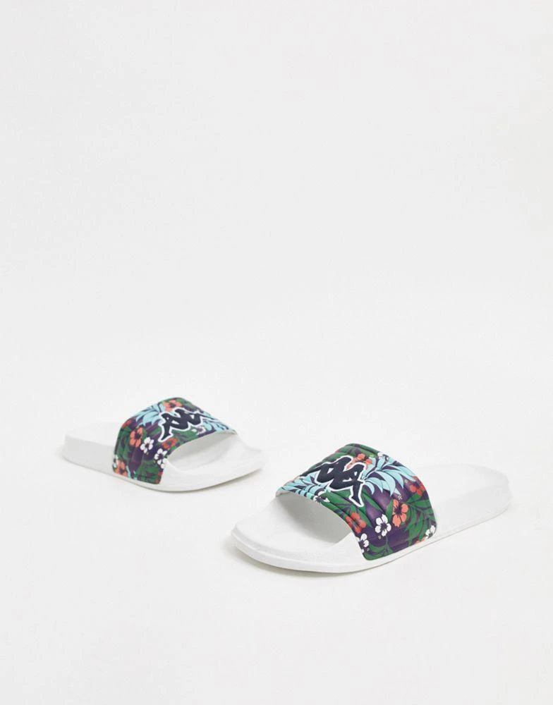 商品Kappa|Kappa sliders in tropical print,价格¥138,第3张图片详细描述