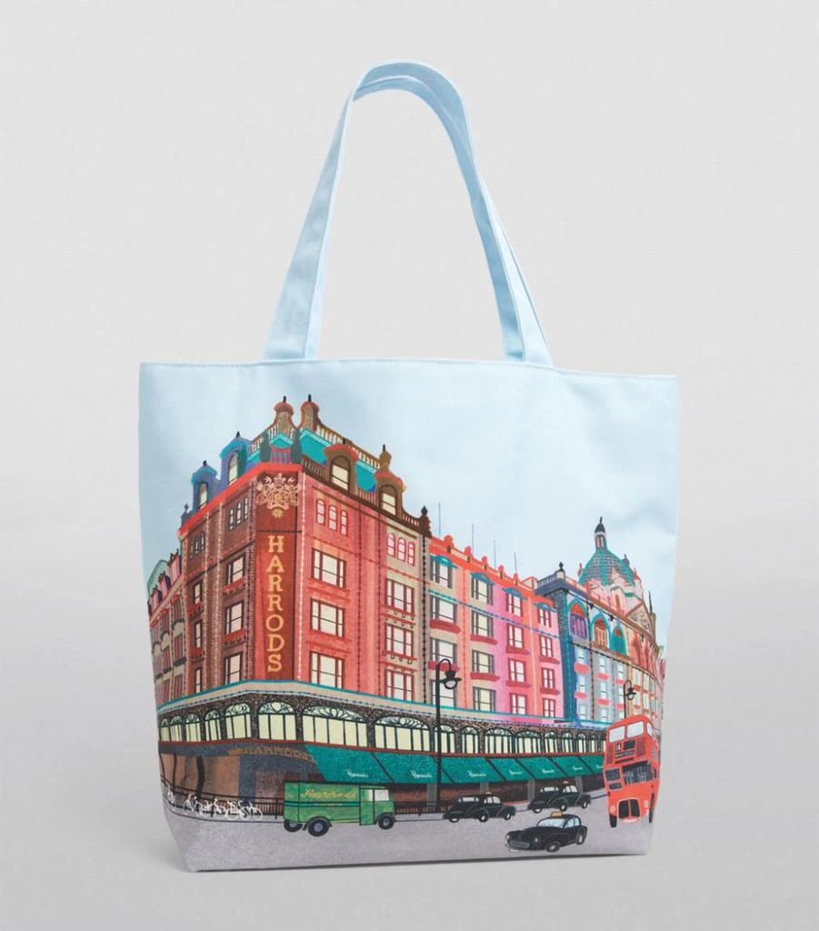 商品Harrods|Colourful Harrods Tote Bag,价格¥466,第4张图片详细描述