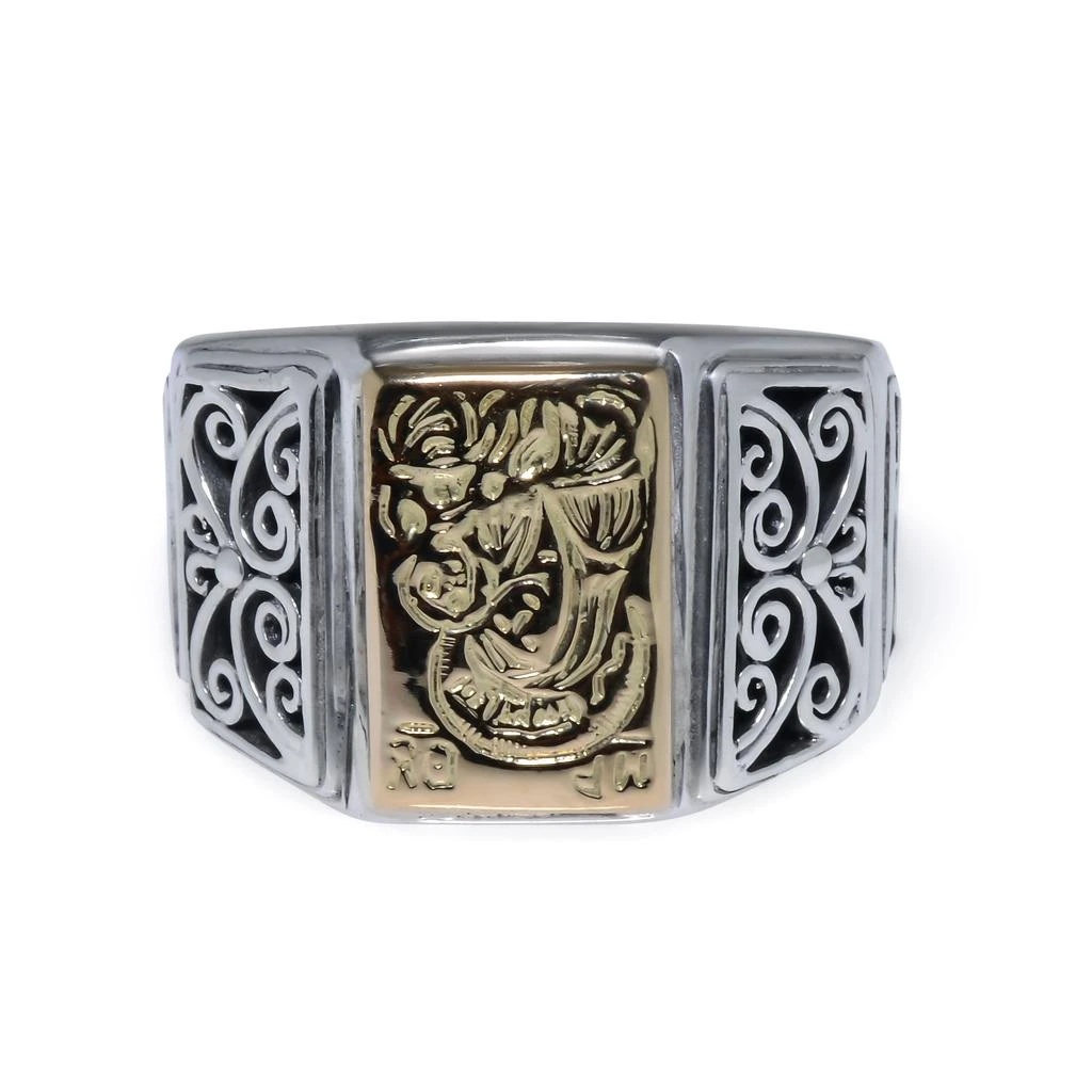 商品Konstantino|Konstantino Sterling Silver And 18K Yellow Gold Ring Sz 7 DKJ245-130,价格¥3348,第1张图片