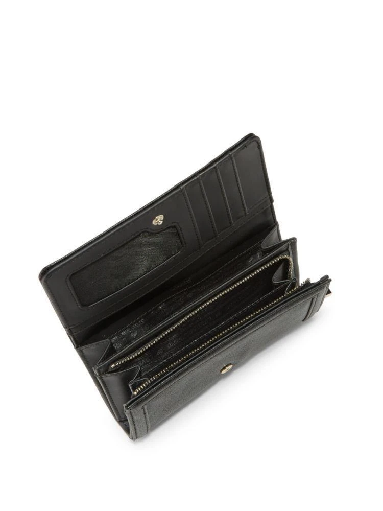 商品Moschino|Logo Faux Leather Wallet,价格¥551,第2张图片详细描述