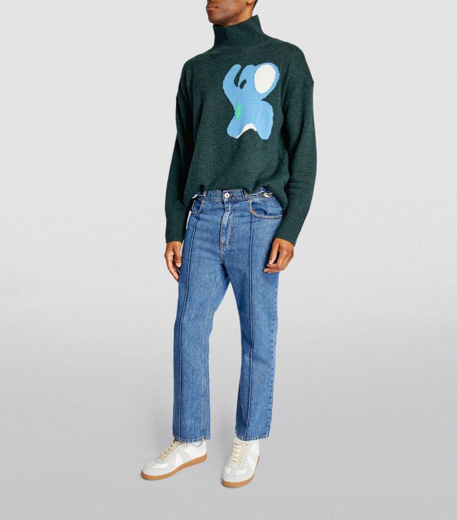 Elephant Turtleneck Sweater商品第2张图片规格展示