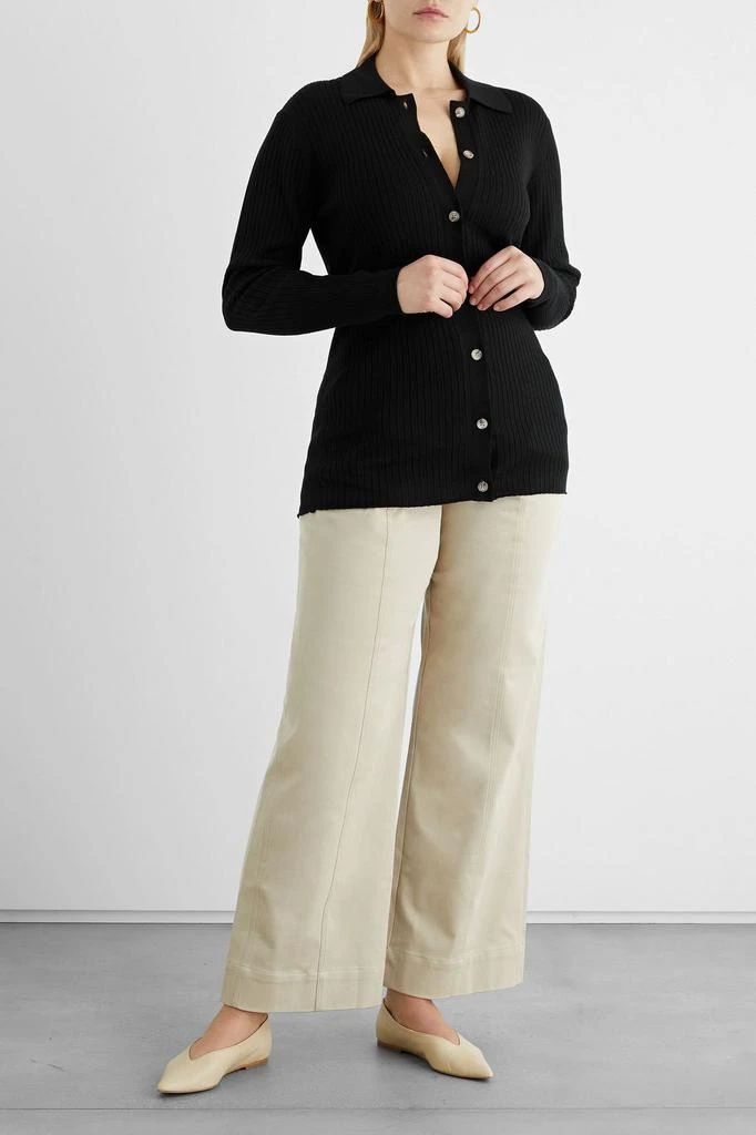商品IRIS & INK|Arielle ribbed merino wool sweater,价格¥1600,第5张图片详细描述