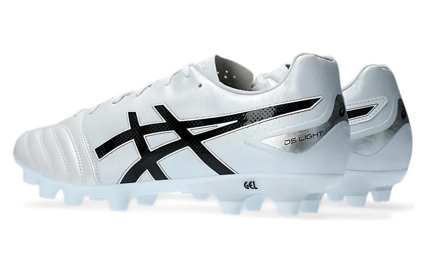 商品[国内直发] Asics|DS LIGHT 舒适百搭 FG（胶质长钉） 减震耐磨 足球鞋 男女同款 白黑,价格¥547,第4张图片详细描述
