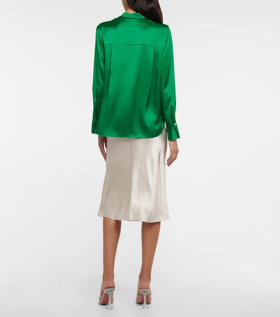 商品Vince|Silk satin shirt,价格¥1901,第3张图片详细描述