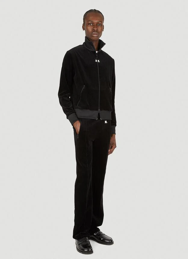 商品Courrèges|Zip Front Track Jacket in Black,价格¥1497,第2张图片详细描述