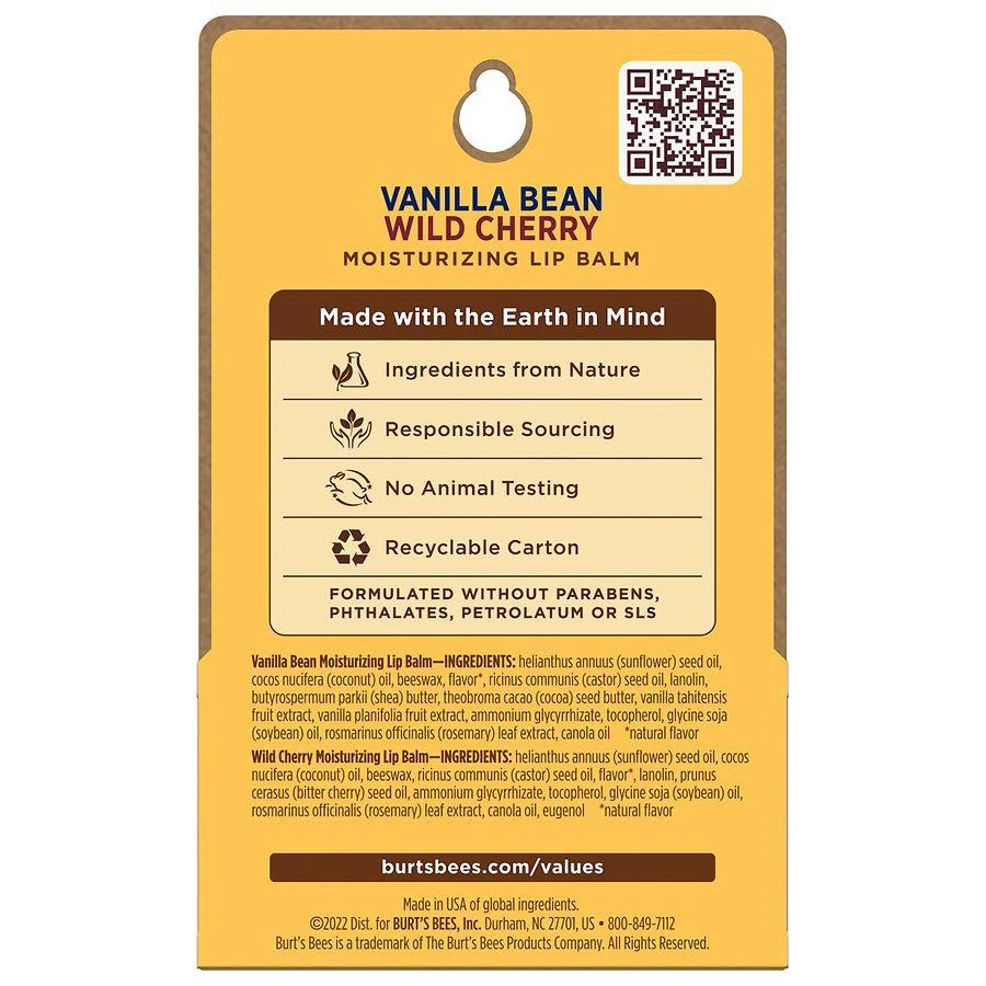 商品Burt's Bees|Lip Balm Pack Wild Cherry and Vanilla Bean,价格¥51,第4张图片详细描述