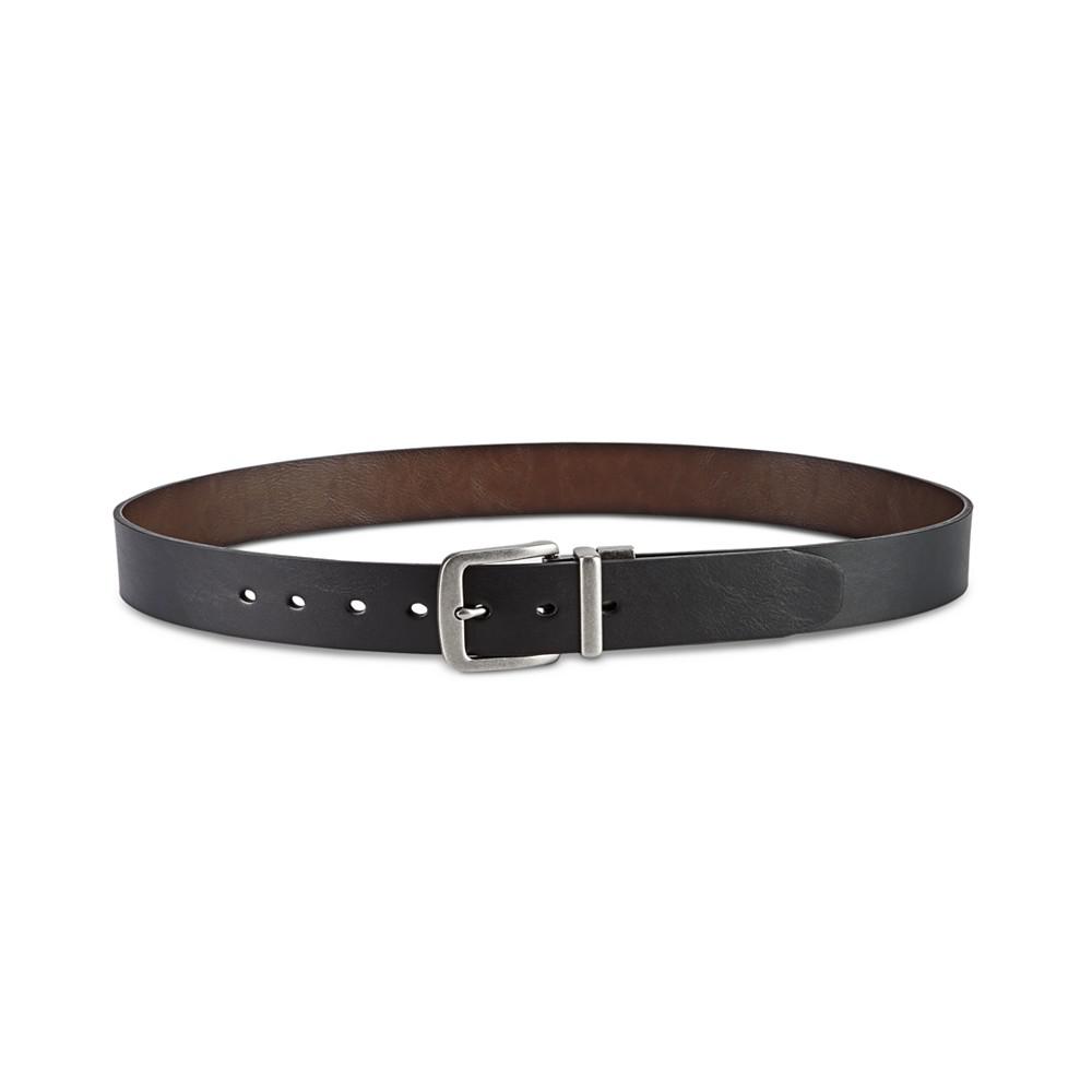Men's Cut-Edge Reversible Leather Belt商品第3张图片规格展示