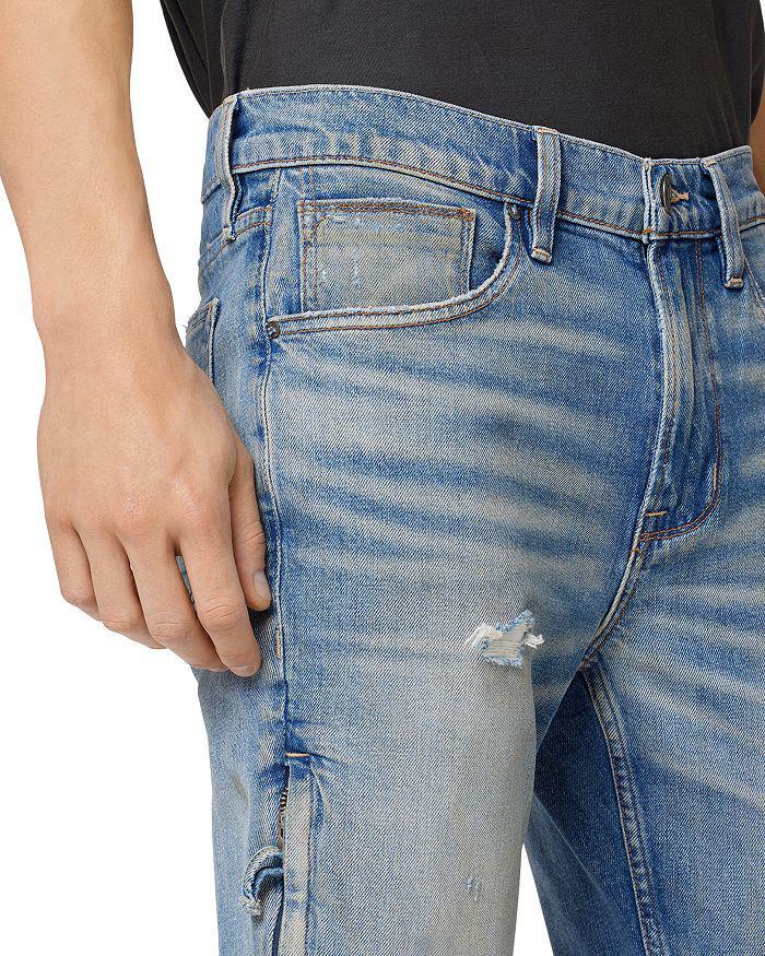 商品Hudson|Zack Side Zip Skinny Fit Jeans in Visions,价格¥1433,第7张图片详细描述