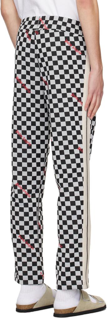 Black & White Jacquard Damier Classic Track Pants商品第3张图片规格展示