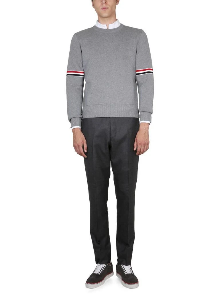 商品Thom Browne|Thom browne men's grey other materials sweater,价格¥8809,第3张图片详细描述