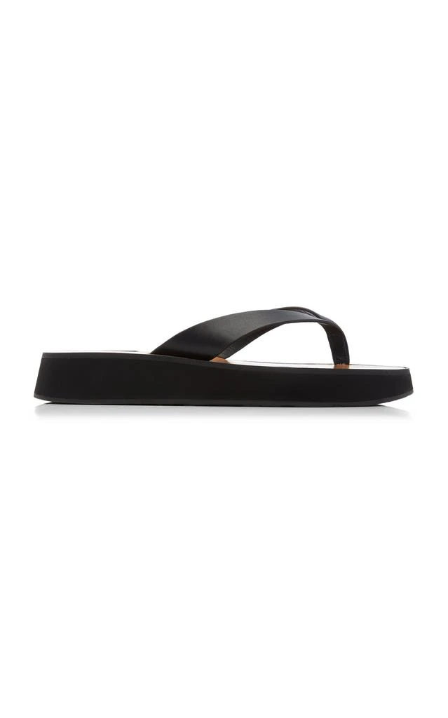 商品Flattered|Flattered - Women's Brooke Leather Sandals - Black - IT 36 - Moda Operandi,价格¥338,第1张图片