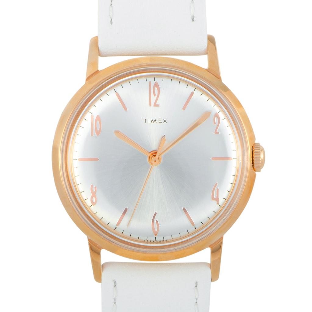 Timex Marlin Hand-Wound 34 mm Rose Gold-Tone Watch TW2T18300商品第1张图片规格展示