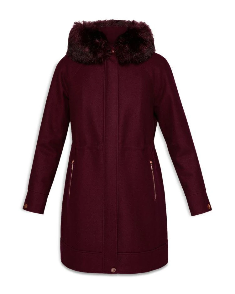 商品Ted Baker London|Ted Baker Kalissa Faux Fur-Trim Hooded Parka,价格¥3079,第4张图片详细描述