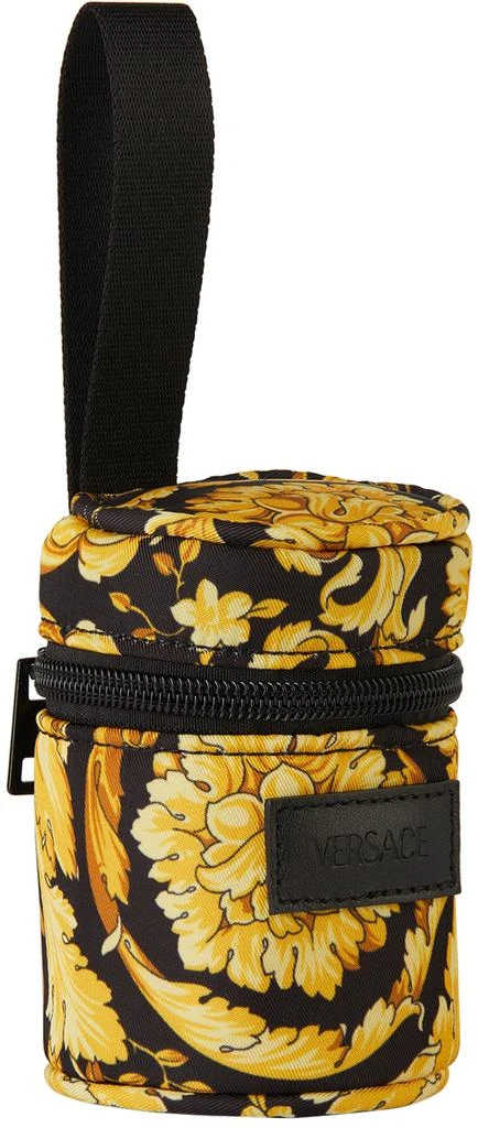 商品Versace|Baby Black & Gold Pacifier Holder,价格¥301,第2张图片详细描述