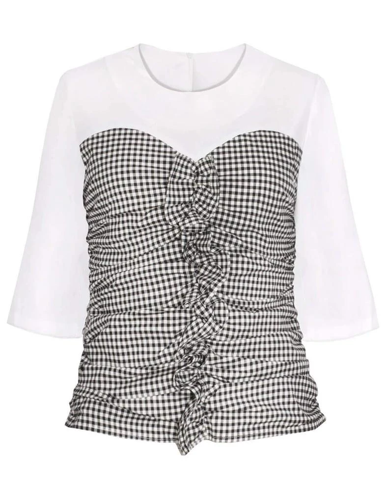 商品Pixie Market|Gingham Ruffled Bustier Top,价格¥266,第5张图片详细描述