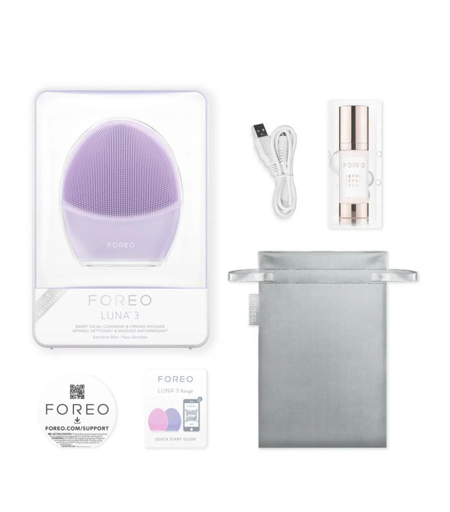 商品Foreo|LUNA 3 Facial Cleansing Brush for Sensitive Skin,价格¥1631,第2张图片详细描述