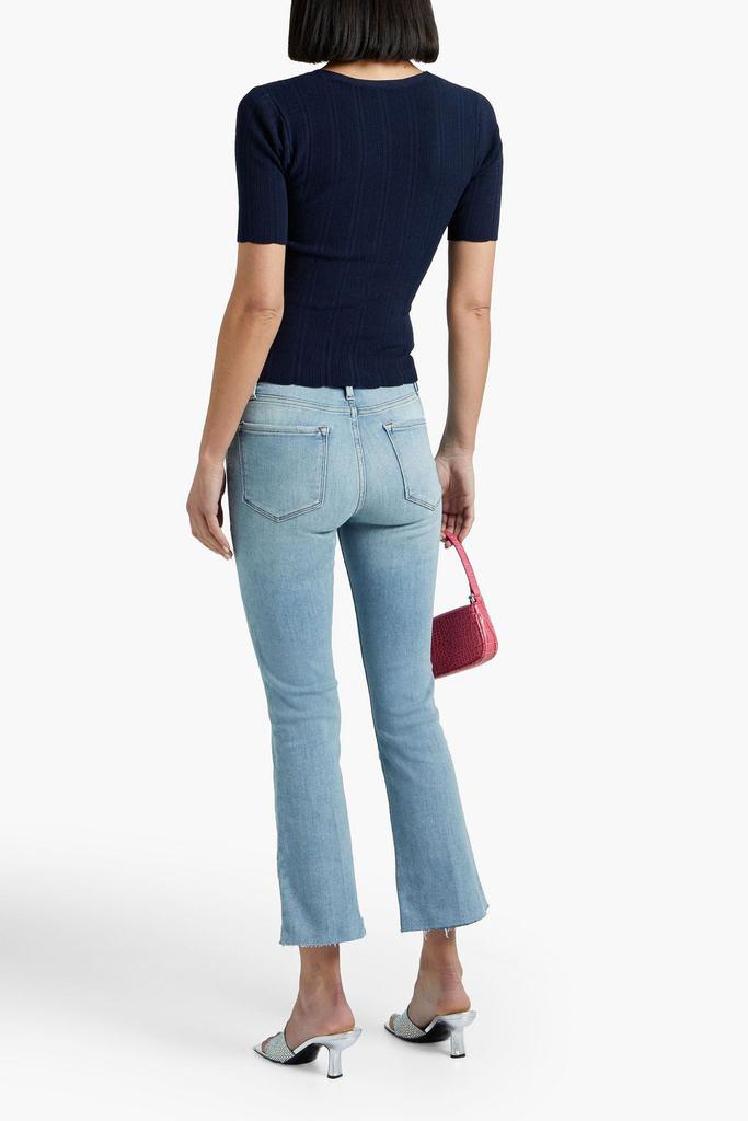 Le Crop mid-rise kick-flare jeans商品第3张图片规格展示