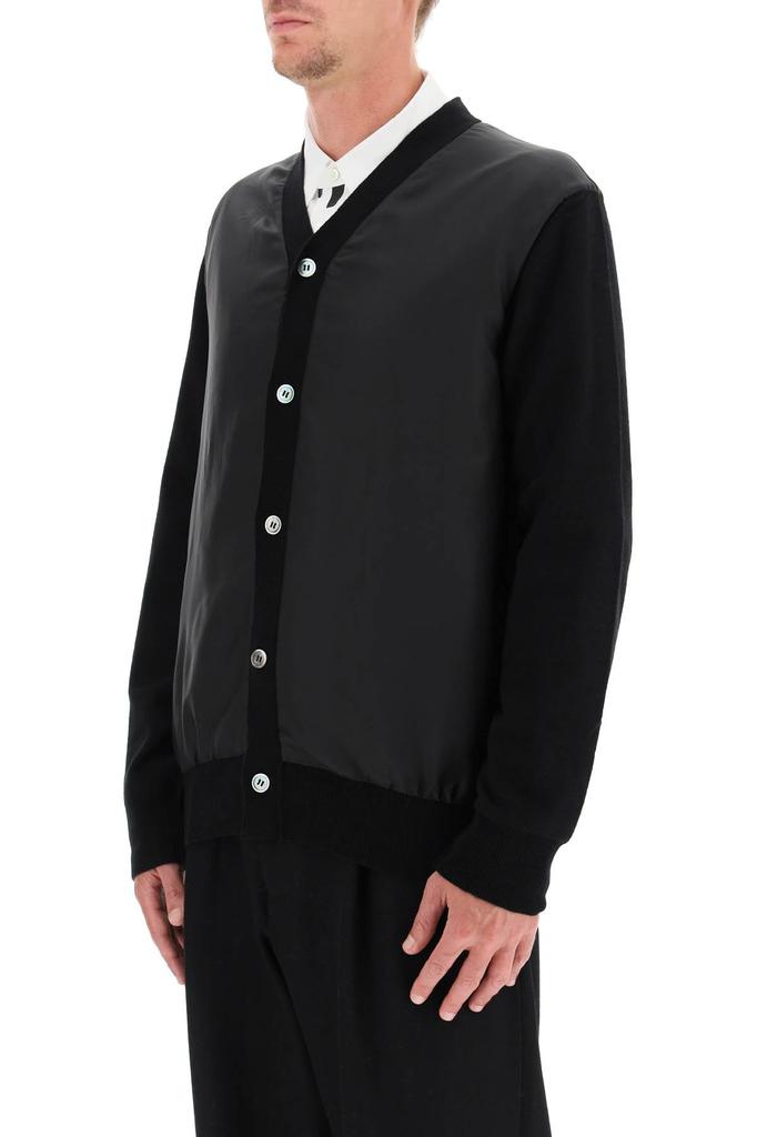 Comme des garcons homme plus wool and cupro cardigan商品第4张图片规格展示