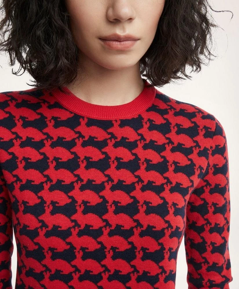 商品Brooks Brothers|Women's Lunar New Year Cotton Cashmere Blend Intarsia Sweater,价格¥659,第3张图片详细描述