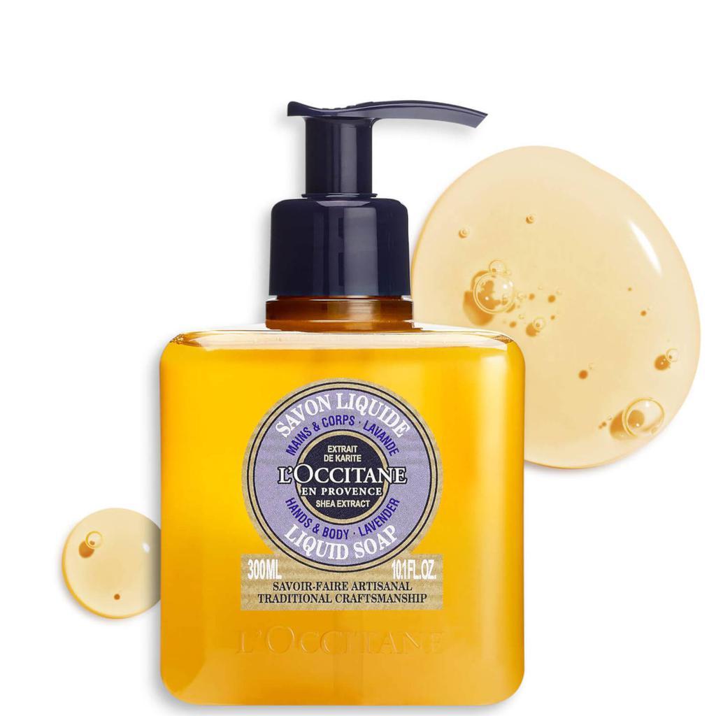 商品L'Occitane|L'Occitane Shea Butter Liquid Soap - Lavender 300ml,价格¥154,第1张图片