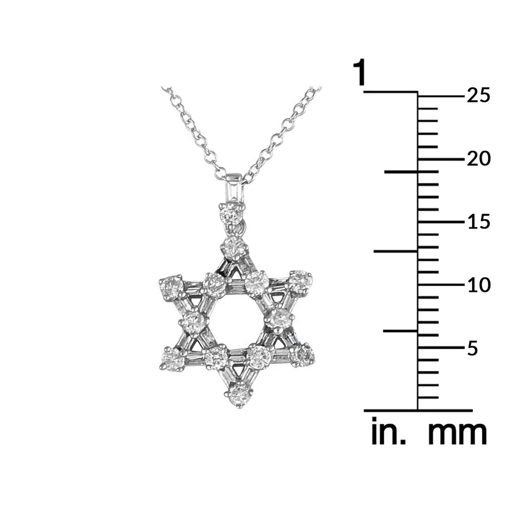 商品LB Exclusive|14K White Gold 0.50ct Diamond Pendant Necklace PN16053,价格¥5426,第4张图片详细描述