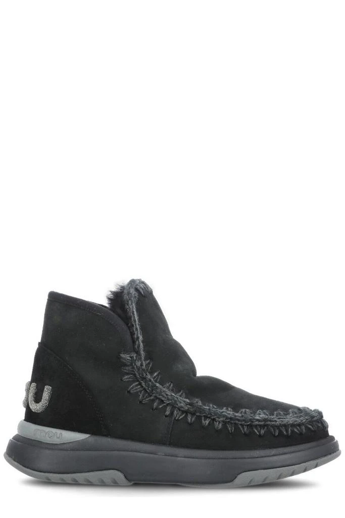 商品Mou|Mou Eskimo Logo-Glitter Whipstitch-Trim Boots,价格¥2096,第1张图片