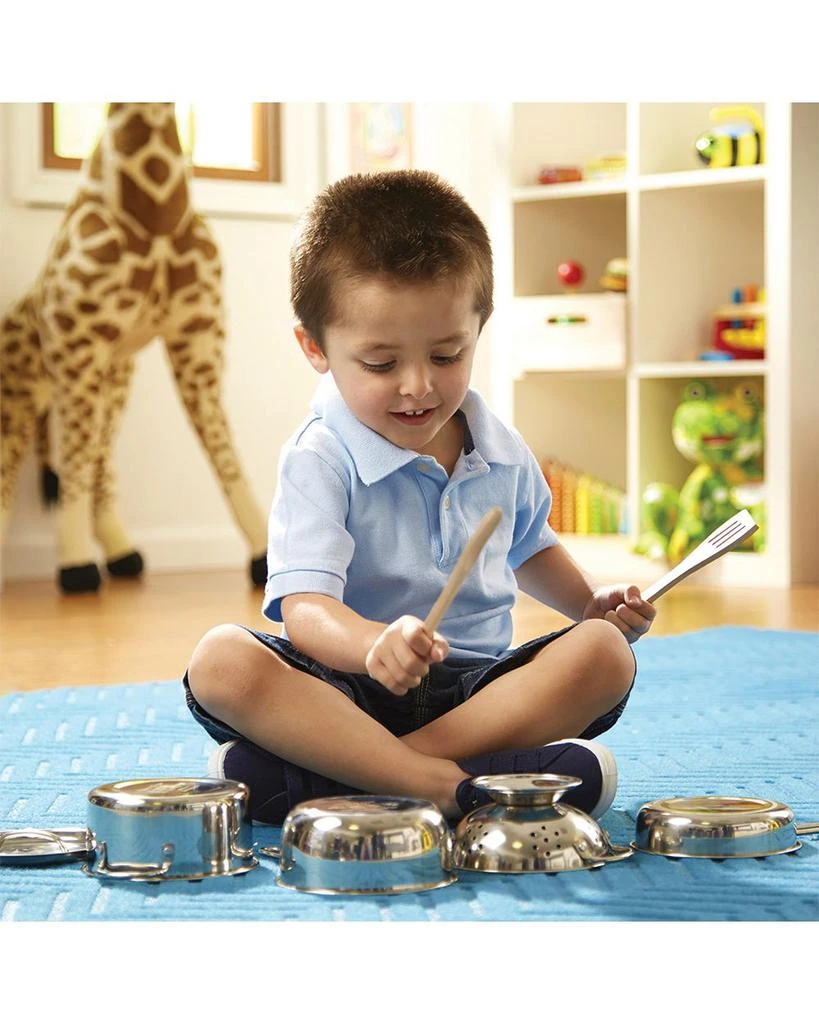 Stainless Steel Pots & Pans Play Set - Ages 3+ 商品