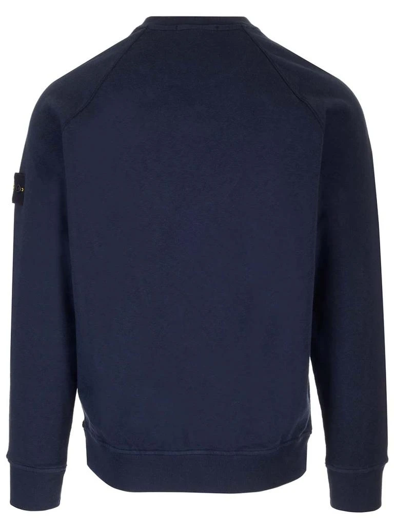 商品Stone Island|Blue Sweatshirt With Mock Neck,价格¥2317,第2张图片详细描述