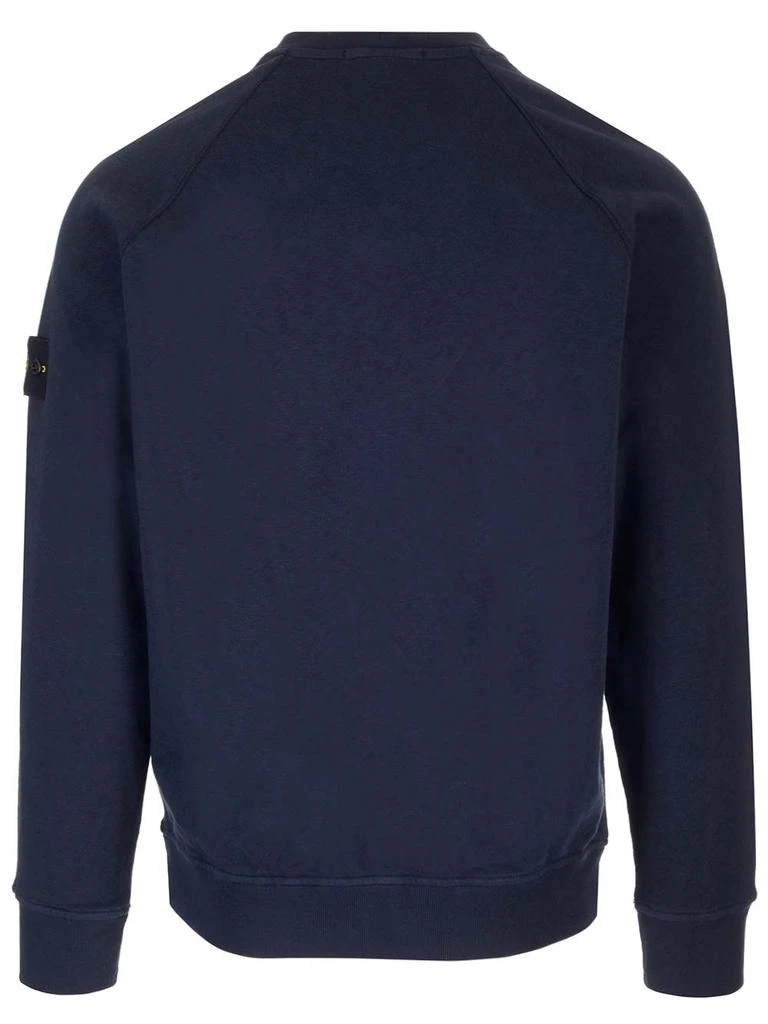 商品Stone Island|Blue Sweatshirt With Mock Neck,价格¥2488,第2张图片详细描述