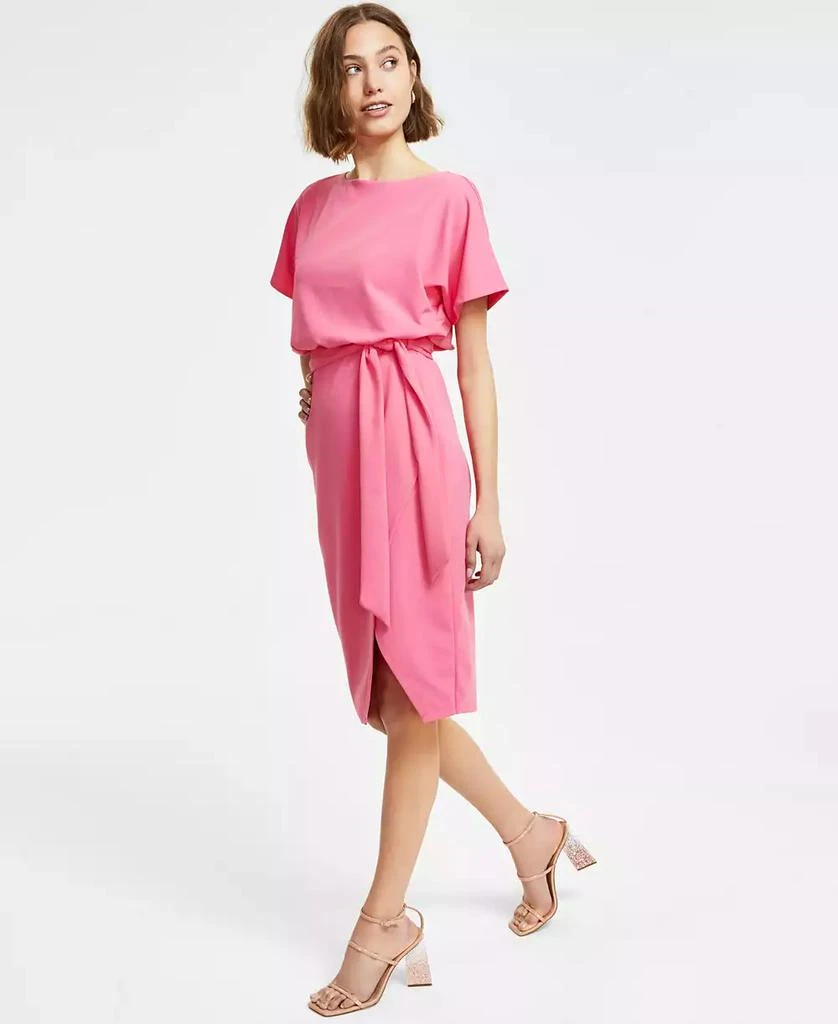 商品Kensie|Blouson Wrap Dress,价格¥299,第4张图片详细描述