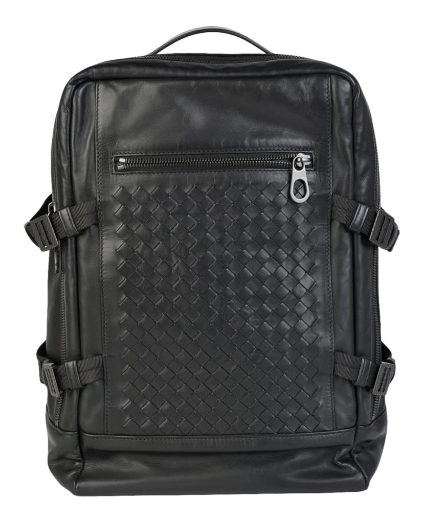 商品Bottega Veneta|Intrecciato Leather Backpack,价格¥8228,第1张图片