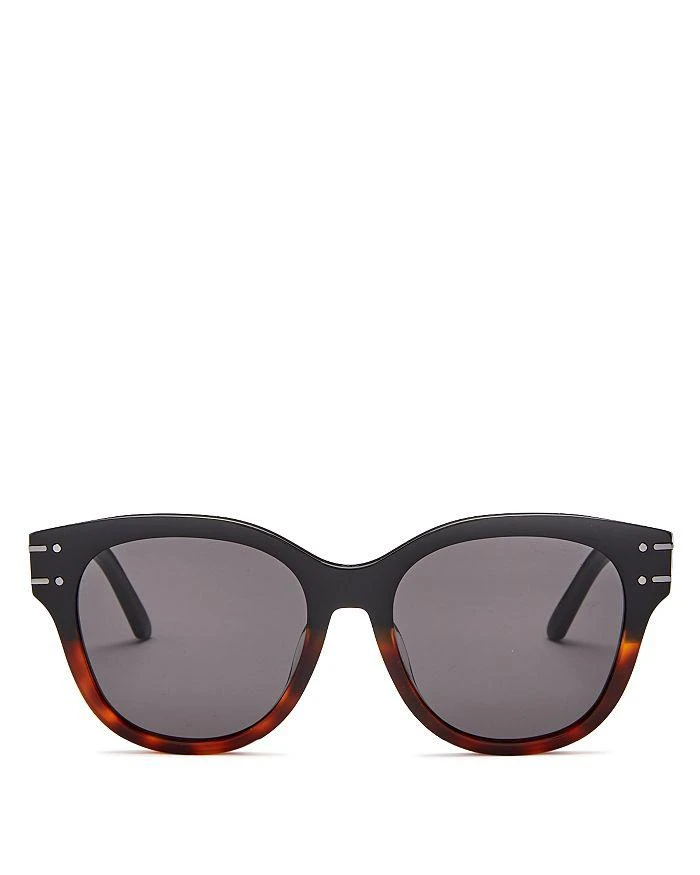 商品Dior|DIOR DiorSignature B6F Round  Sunglasses, 55mm,价格¥4354-¥4429,第4张图片详细描述