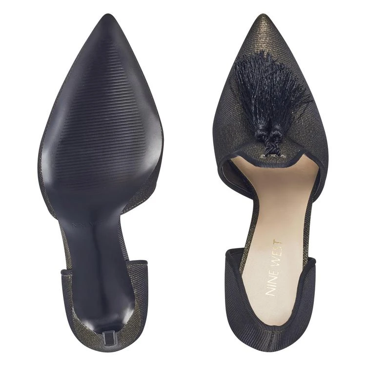 商品Nine West|Tyrell 尖头流苏高跟鞋,价格¥371,第5张图片详细描述