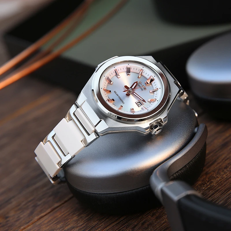 商品[国内直发] Casio|卡西欧BABY-G手表轻薄设计配以金属和树脂的复合表带简约时尚,价格¥1440,第2张图片详细描述