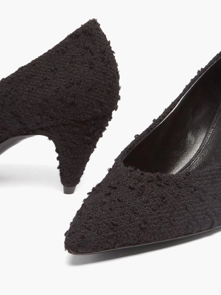 Loli point-toe bouclé-tweed pumps 商品