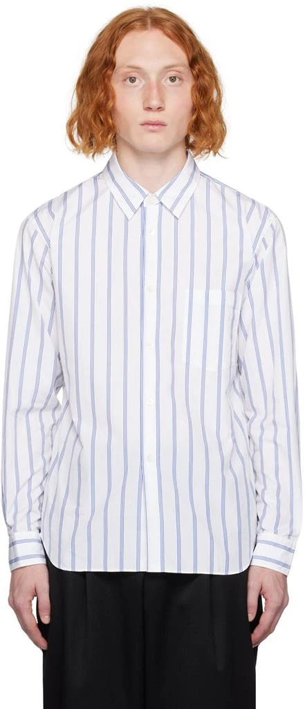 商品Comme des Garcons|白色拼接衬衫,价格¥3311,第1张图片