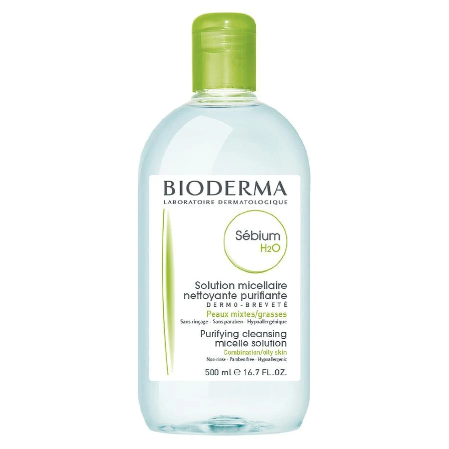 商品Bioderma|Sebium H2O Micellar Water Makeup Remover for Combination to Oily Skin,价格¥114,第1张图片