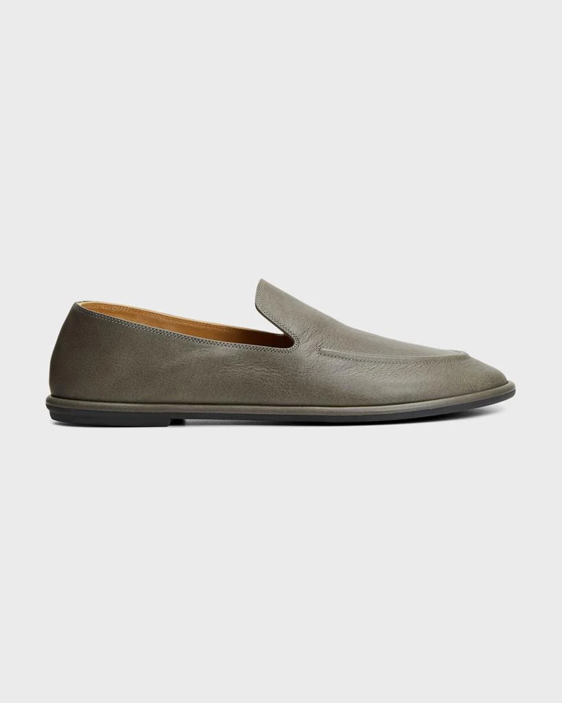 商品The Row|Canal Leather Slip-On Loafers,价格¥6806,第1张图片