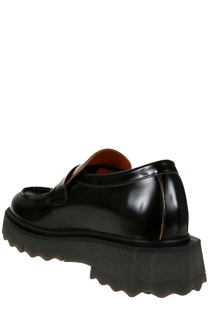 商品Off-White|Off-White Round Toe Slip-On Sponge Loafers,价格¥4909,第3张图片详细描述