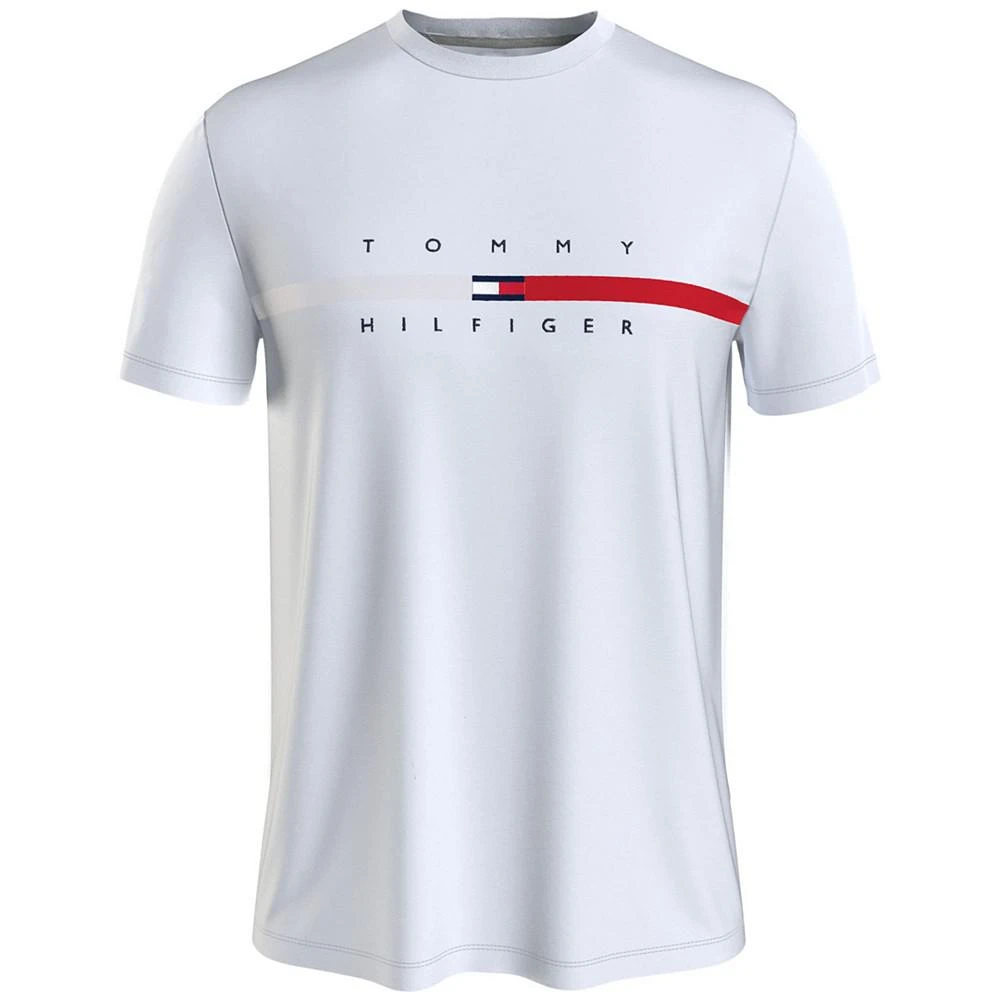 商品Tommy Hilfiger|Men's Flag Stripe Short Sleeve T-Shirt,价格¥177,第1张图片