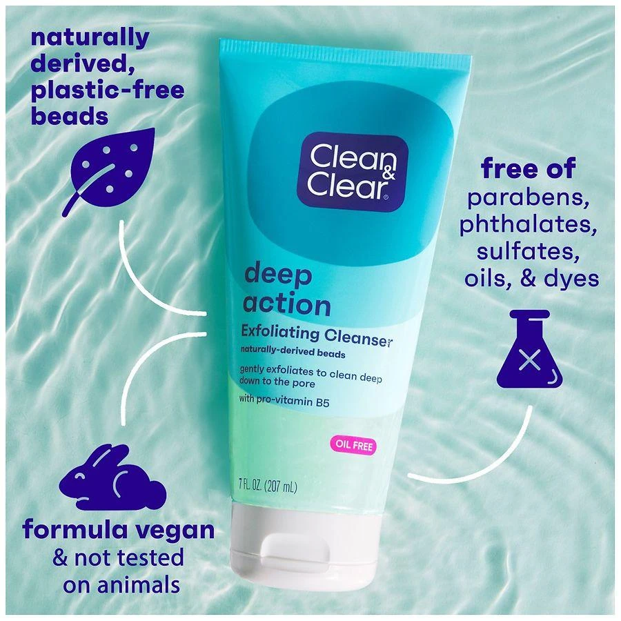 商品Clean & Clear|Oil-Free Exfoliating Facial Scrub,价格¥74,第2张图片详细描述