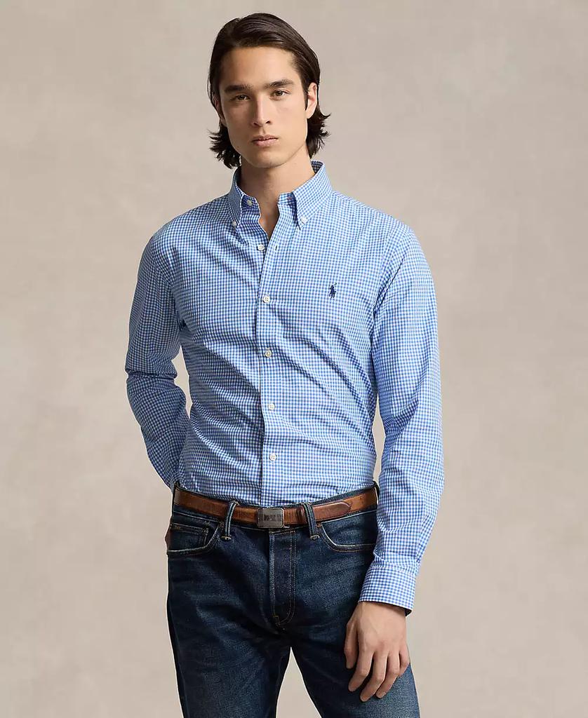 Camisa masculina clássica de popelina elástica image 2