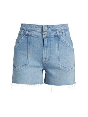 商品FRAME|DoubleButton Denim Shorts,价格¥763,第5张图片详细描述