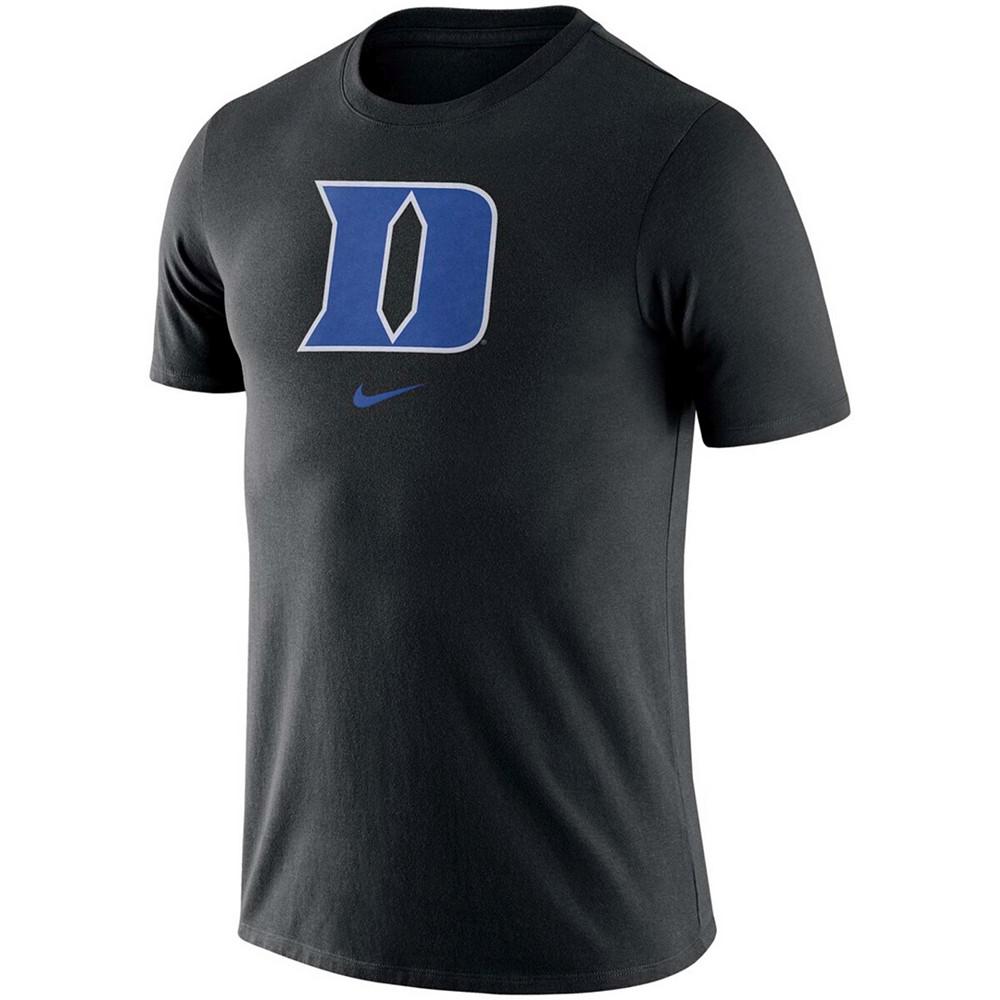 Men's Black Duke Blue Devils Essential Logo T-shirt商品第3张图片规格展示
