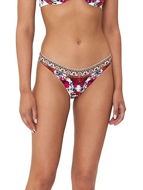 商品Camilla|Floral High-Cut Cheeky Bikini Bottom,价格¥717,第3张图片详细描述