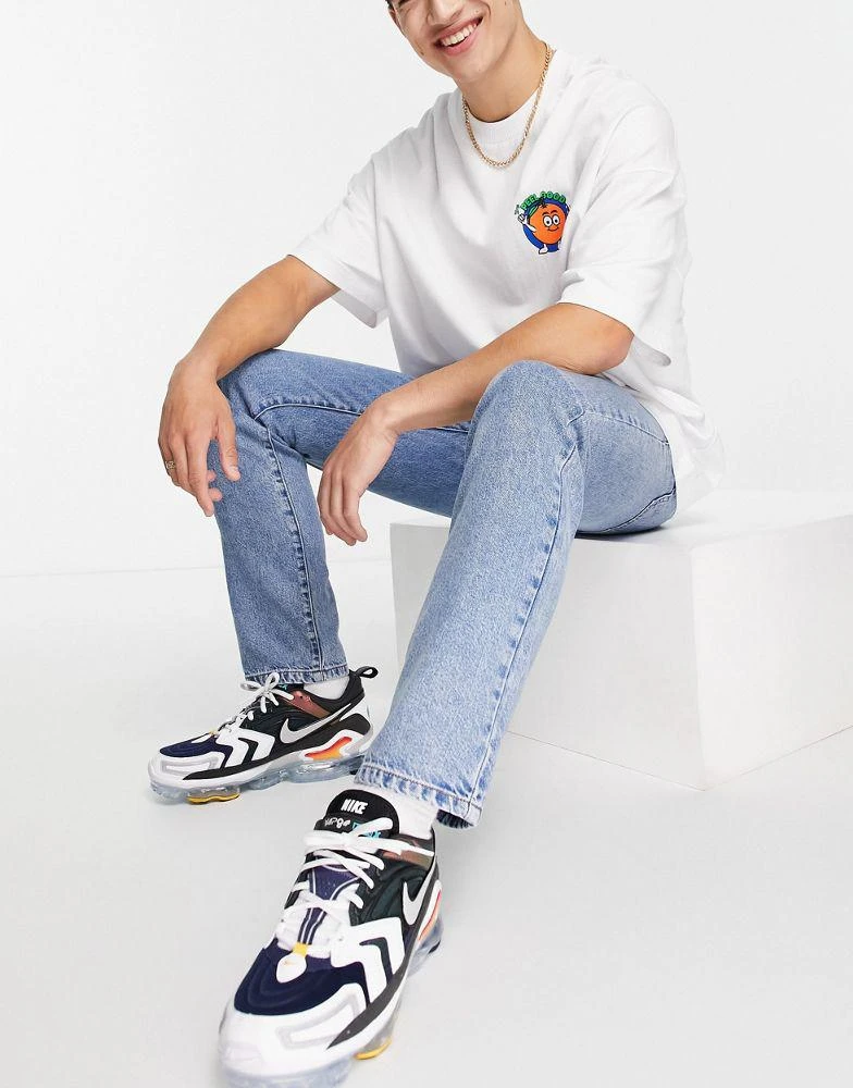 商品Topman|Topman straight jeans in mid wash blue,价格¥201,第2张图片详细描述