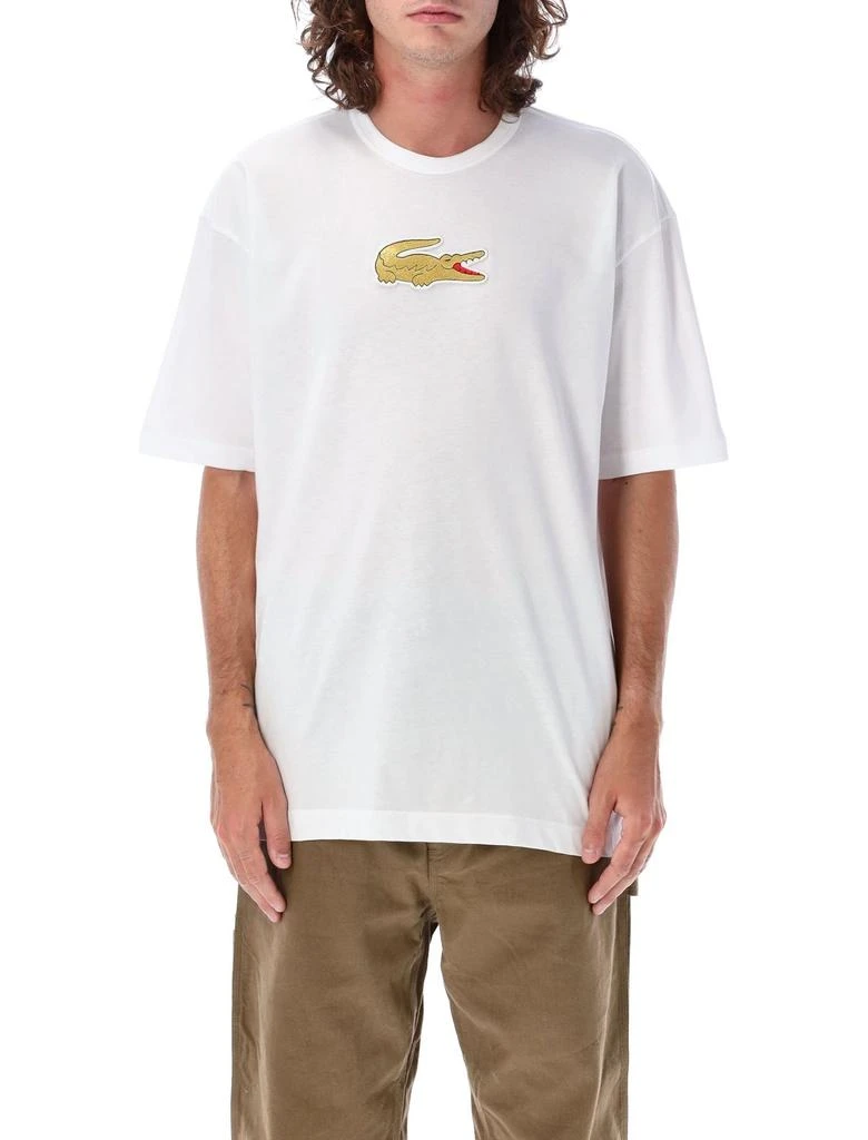 商品Comme des Garcons|Comme des Garçons Shirt X Lacoste Logo-Patch Crewneck T-Shirt,价格¥658,第1张图片
