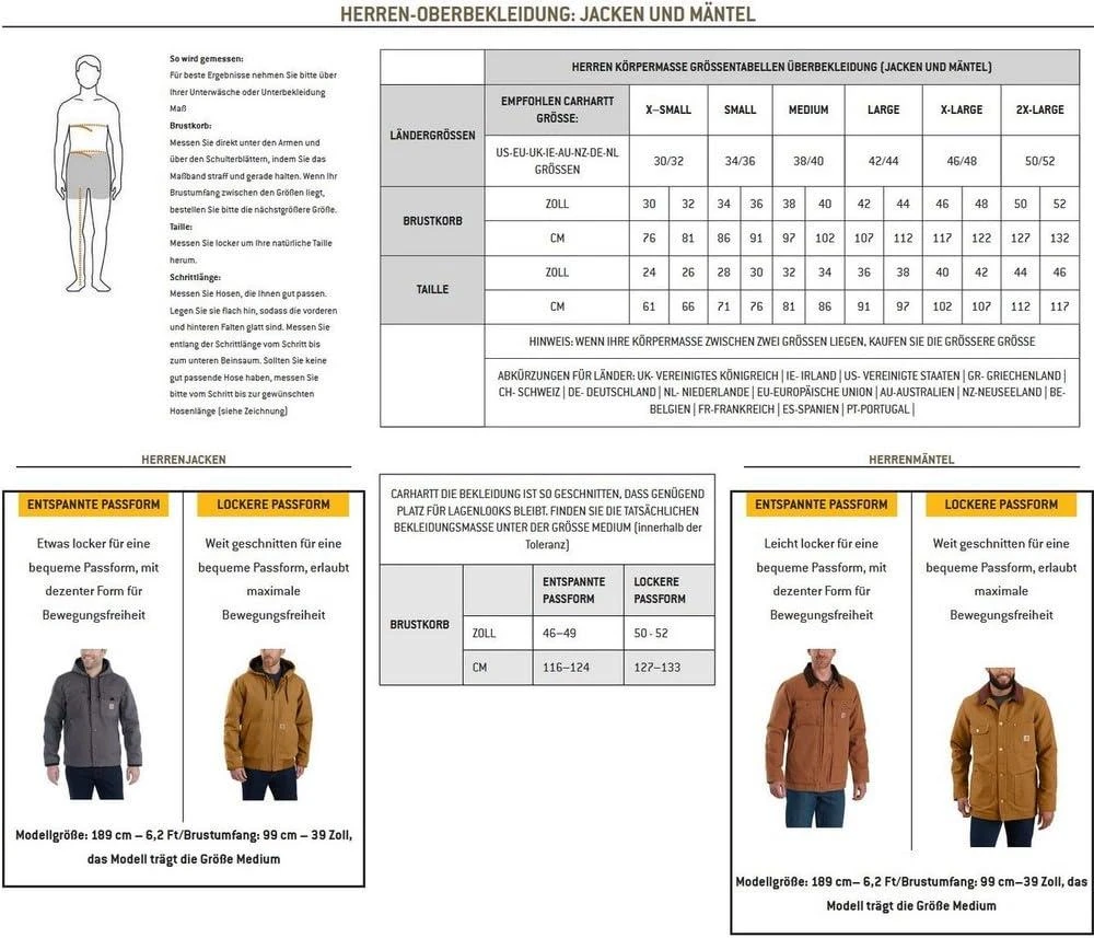 商品Carhartt|Carhartt Men's Rain Defender Relaxed Fit Heavyweight Hooded Shirt Jacket,价格¥566,第5张图片详细描述
