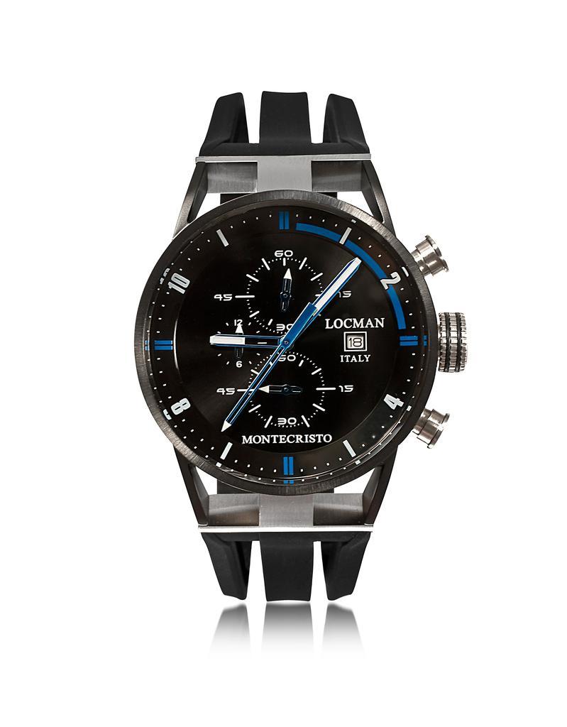 商品Locman 洛克曼|Montecristo 不锈钢和钛男士计时手表,价格¥4355,第1张图片